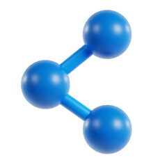 structure molecule 3d render