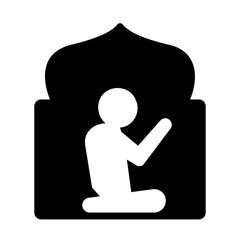 ramadan, pray icon