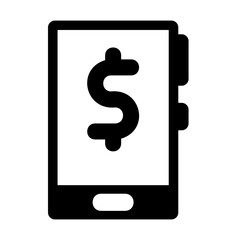 sales, mobile payment icon