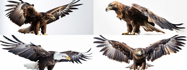 bird, eagle, animal, flying, nature, flight, wildlife, vulture, wings, beak, fly, hawk, sky, feather, wild, predator, white, raptor, wing, bird of prey, animals, isolated, feathers, generative ai