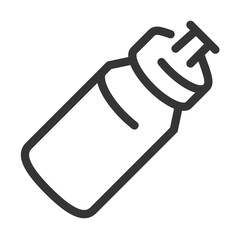 Pixel perfect, editable stroke, up scalable, line, vector bloop icon.