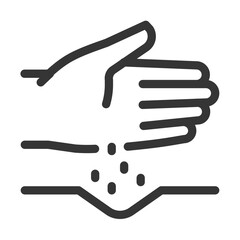 Obraz premium Pixel perfect, editable stroke, up scalable, line, vector bloop icon.