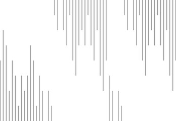 Vertical stripe of pattern. Design regular lines white and black color. Design print for illustration, texture, textile, wallpaper, background. Set 4