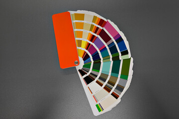 Paint color chart for decoration