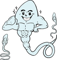 : Good quality strong sperm cartoon.png