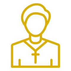 Vector Design Pastor Icon Style