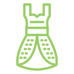 Vector Design Wedding Female Dress Icon Style