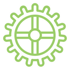 Obraz premium Vector Design Cogwheel Icon Style