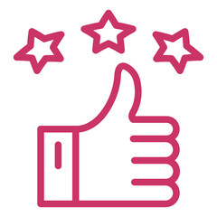 Vector Design Satisfaction Icon Style