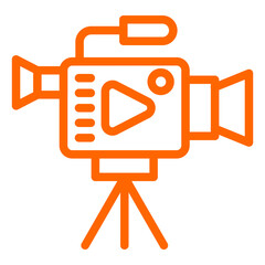 Vector Design Video Camera Icon Style