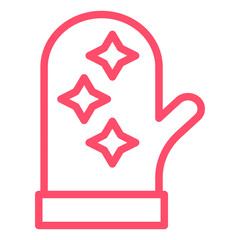 Vector Design Oven Mitt Icon Style