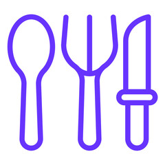 Vector Design Cutlery Icon Style