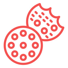 Vector Design Cookies Icon Style