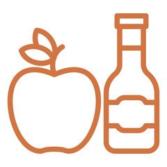 Vector Design Cider Icon Style