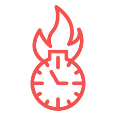 Vector Design Deadline Icon Style