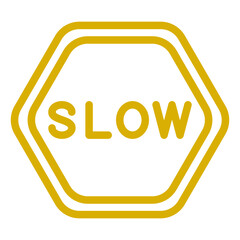 Vector Design Slow Icon Style
