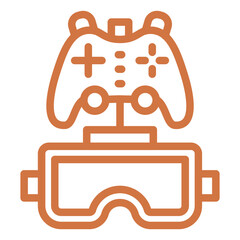 Vector Design Vr Gaming Icon Style