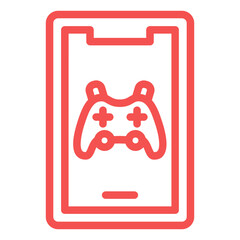 Vector Design Mobile Gaming Icon Style