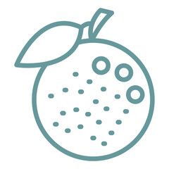 Vector Design Orange Icon Style