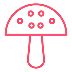 Vector Design Mushroom Icon Style