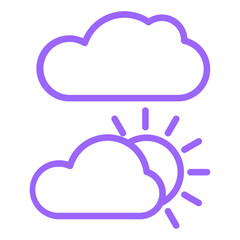 Vector Design Cloudy Icon Style