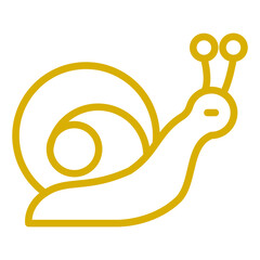 Vector Design Snail Icon Style