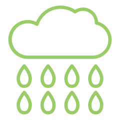 Vector Design Raining Icon Style