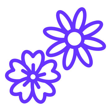Vector Design Flowers Icon Style © designing ocean