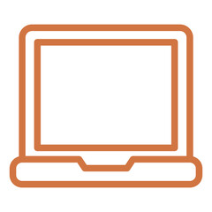 Vector Design Laptop Icon Style