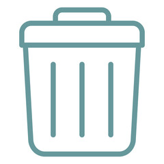 Vector Design Trash Bin Icon Style