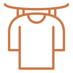 Vector Design Drying Clothes Icon Style