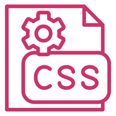 Vector Design CSS Code Icon Style