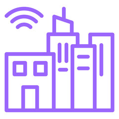 Vector Design Smart City Icon Style