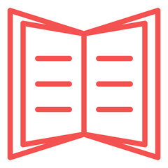 Vector Design Open Book Icon Style