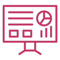 Vector Design Presentation Icon Style