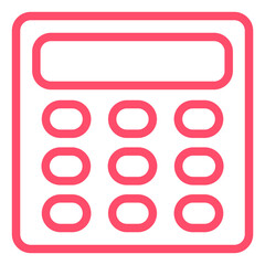 Fototapeta premium Vector Design Calculator Icon Style