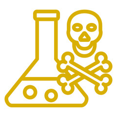 Vector Design Poison Chemical Icon Style
