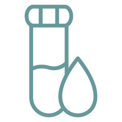 Vector Design Test Tubes Icon Style