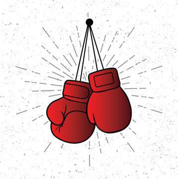 Boxing gloves sign, vector Boxing gloves, Boxing gloves picture, Boxing gloves illustration