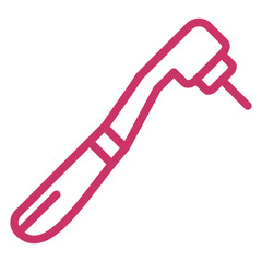 Vector Design Dental Drill Icon Style