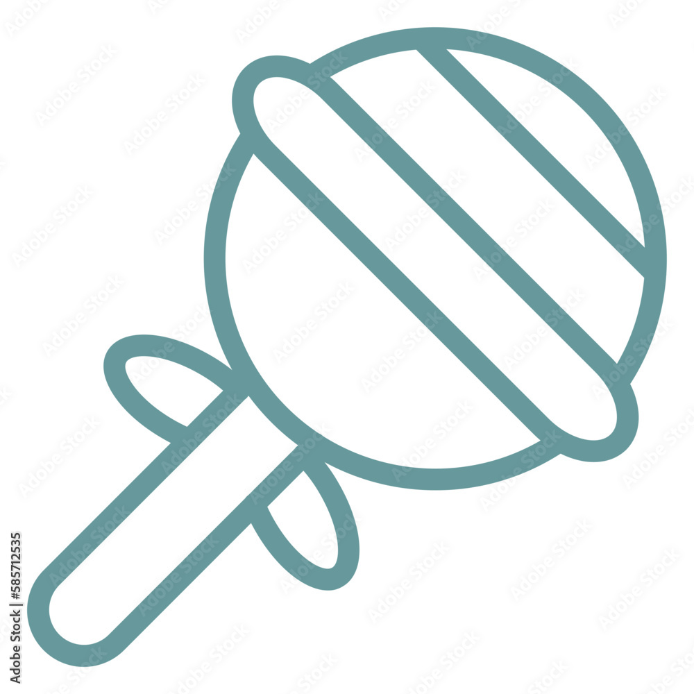 Poster Vector Design Lollipop Icon Style