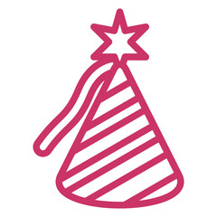 Vector Design Party Hat Icon Style