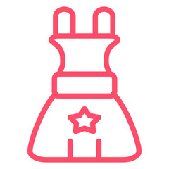 Vector Design Birthday Dress Icon Style