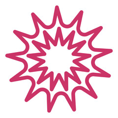 Vector Design Explosion Icon Style