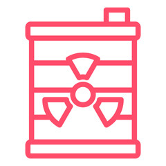 Vector Design Nuclear Waste Icon Style