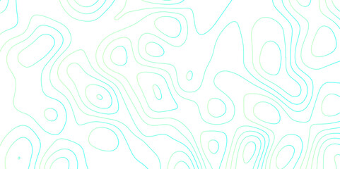 Panorama view gradient multicolor wave curve lines banner background design. Vector illustration. Line topography map contour background .Abstract Topographic map background with wave line.