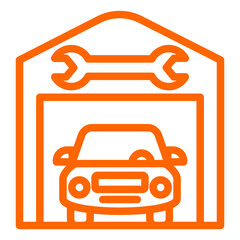 Vector Design Service Station Icon Style