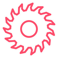 Vector Design Circular Saw Icon Style
