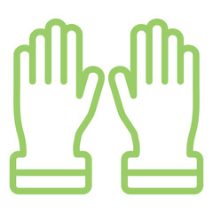 Vector Design Working Gloves Icon Style