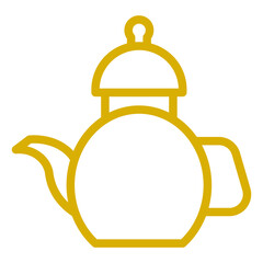 Vector Design Tea Pot Icon Style